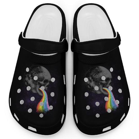 Goth Rock Satan Unicorn Festivals Death Metal Clogs