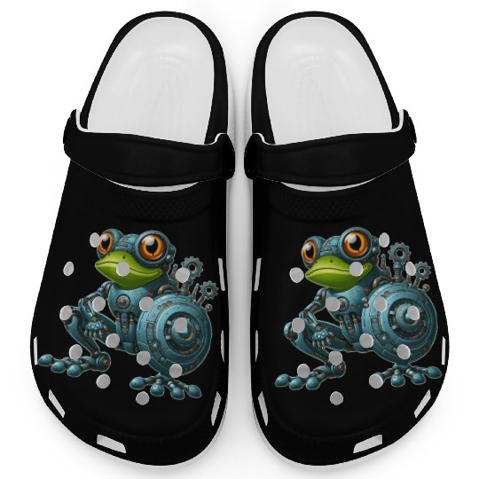 Cyborg Frog Toad Newt Robot Mech Design Clogs