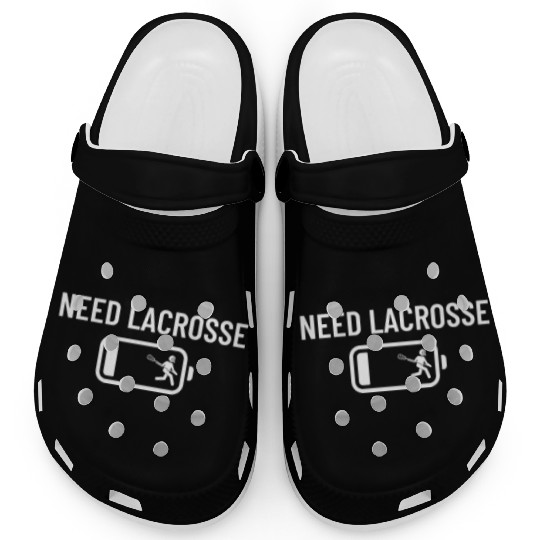Need Lacrosse Low Battery Funny Lacrosse Clogs