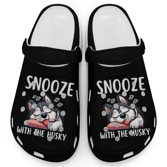 Snooze with the husky |Snooze Mode Husky Edition Clogs
