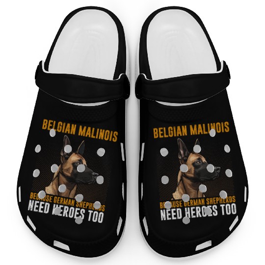 BELGIAN MALINOIS GERMAN SHEPHERDS NEED HEROS TOO Clogs