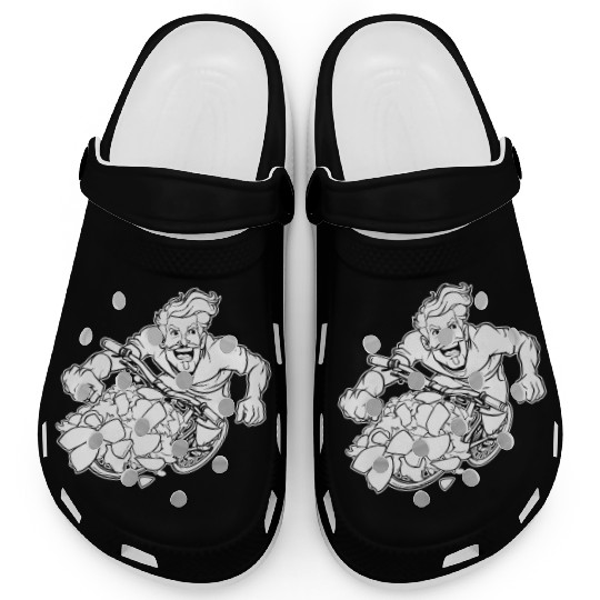 Cycling Cyclist Cool Clogs