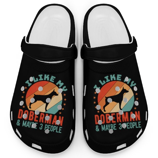 Doberman Pinscher Dog Puppy Owner Clogs
