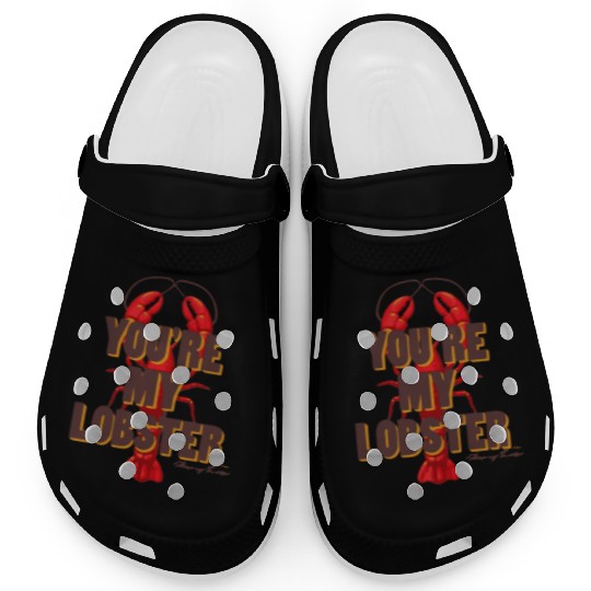 Friends You're My Lobster Quote on Unisex Crewneck Clogs