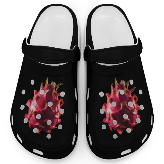 Dragon Fruit Realistic Clogs