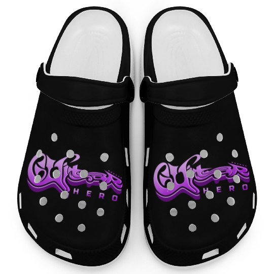 Guitar Hero - Typography Design Clogs