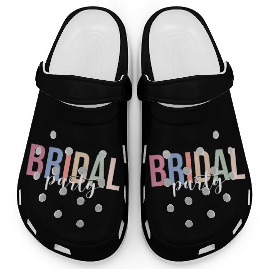 Bridal Party Bride Bachelorette Party Clogs