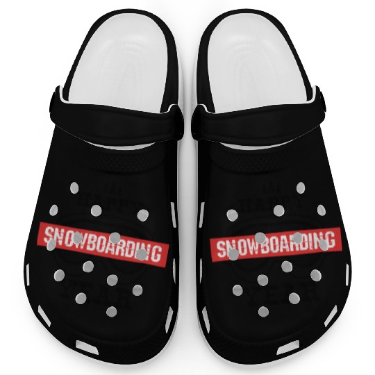 Happy Snowboarding Year Clogs