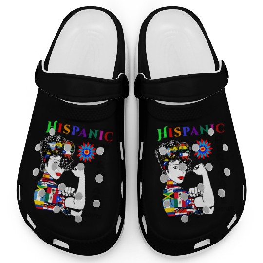 Hispanic Heritage Month Latino Countries Flag Clogs