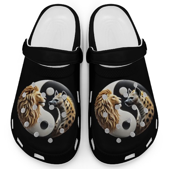 Lion & Hyena - Yin-Yang Clogs