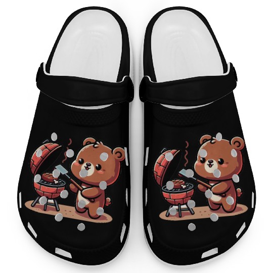 Cute BBQ Bear Clogs