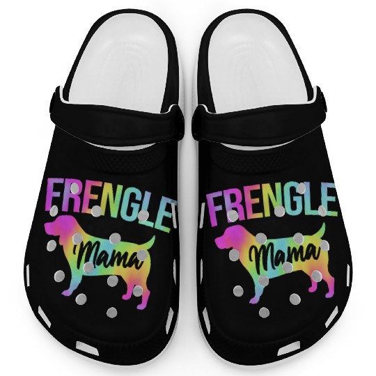 Frengle Dog Cute Rainbow Frengle Mama For Dog Mom Clogs