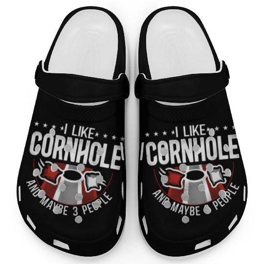 Cornhole Team Bean Bag Player Clogs