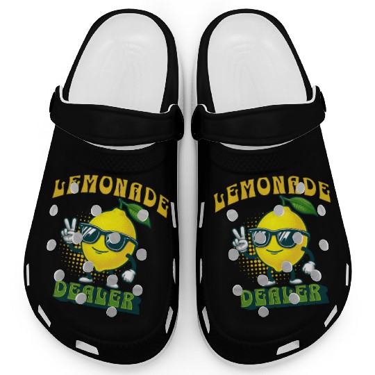 Lemonade Dealer Lemon Juice Stand Store Staff Clogs