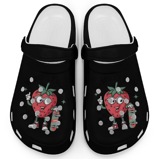 Groovy So Berry Cool Fruit Lover Strawberry Clogs