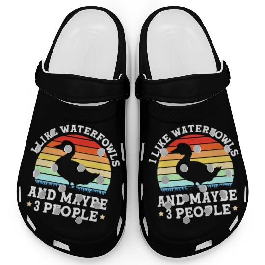 Duck Hunting Waterfowls And Maybe Three People Clogs