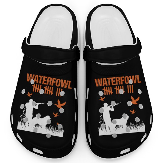 Funny Waterfowl Hunting Score Card Duck Hunting Clogs