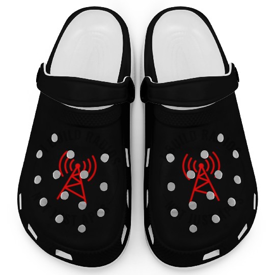 Amateur Ham Radio Operator Radio Waves Frequency Clogs