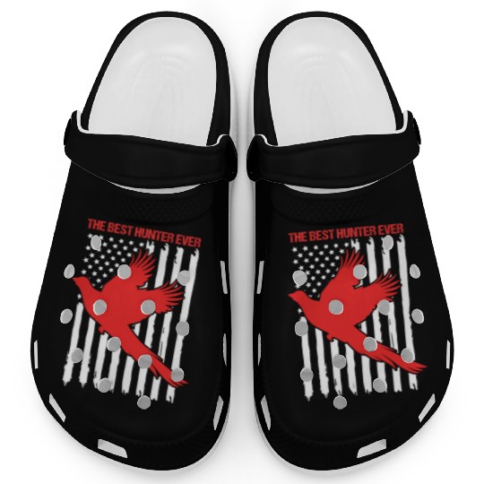 4th Of July US Flag Best Hunter Pheasant Hunting Clogs