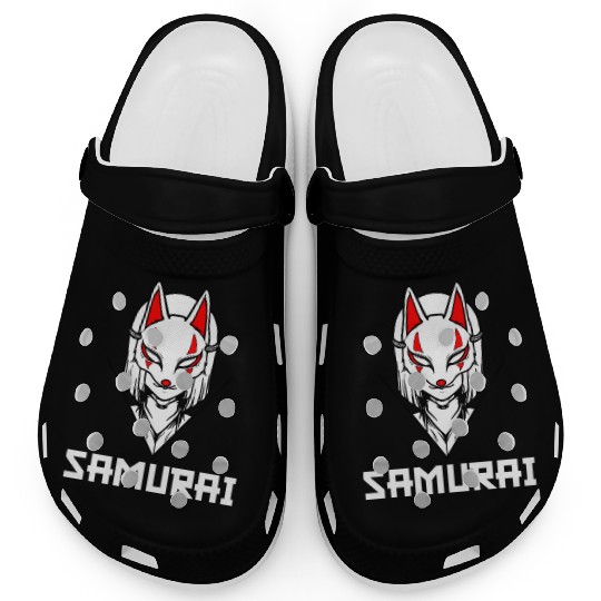 Samurai mask girl Clogs