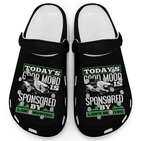 Landscaper Gardener Love Lawn Mowing Clogs