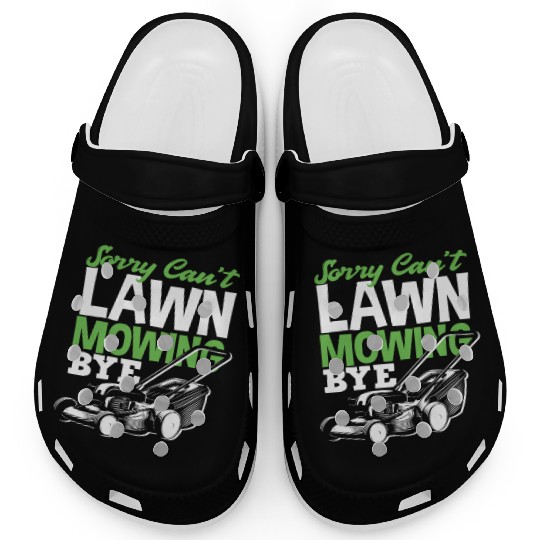 Landscaper Gardener Lawn Mowing Bye Clogs