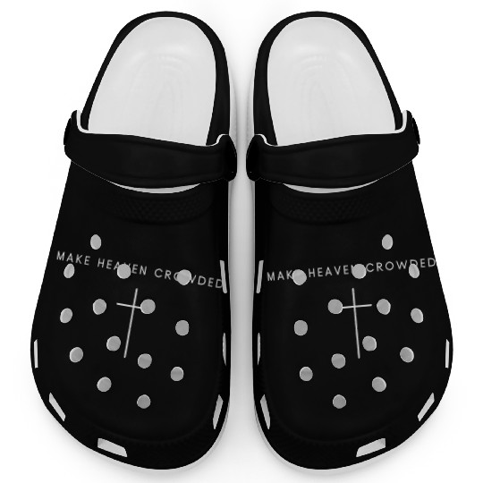 Make Heaven Crowded Cross Minimalist Clogs