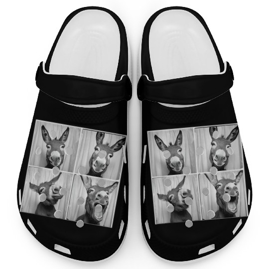 Laughing Donkey Quirky Farming Clogs