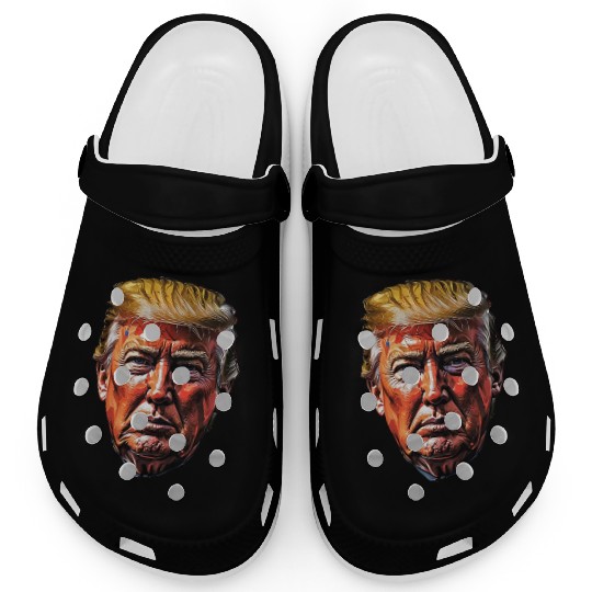 Donald Trump Election 2024 Image: Patriotic Design Clogs