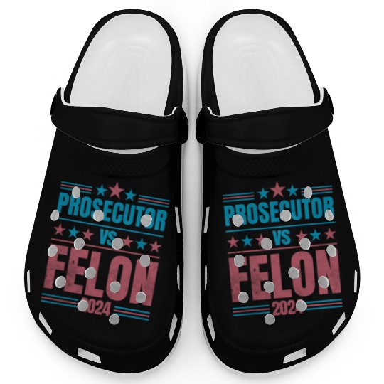 Prosecutor vs Felon Funny Clogs