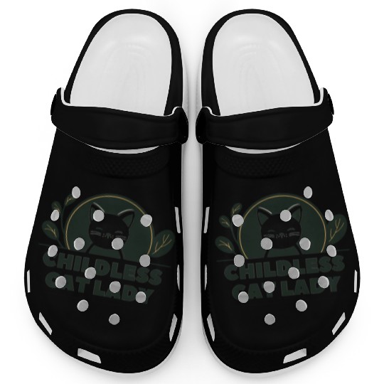 childless cat lady Clogs