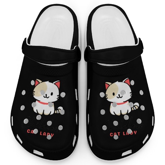 Childless Cat Lady, cat-loving lifestyle Clogs