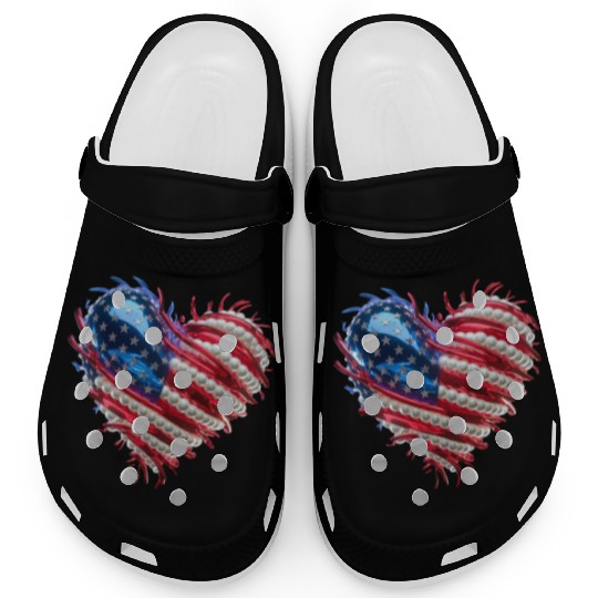 I love my country Clogs