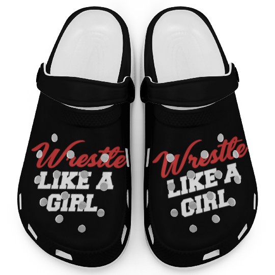 Wrestle Like A Girl Wrestling Martial Arts Karate Clogs