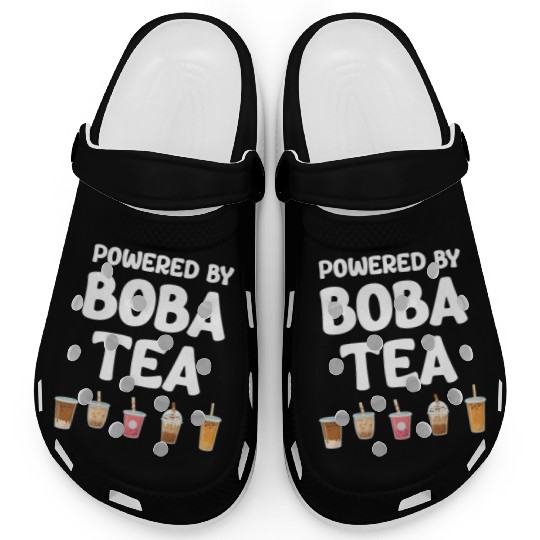 Powered By Boba Tea Bubble Japan K-pop Korean Clogs