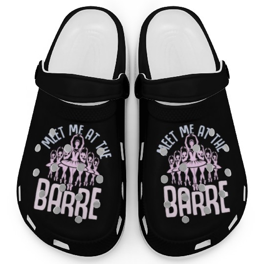 Meet Me At The Barre Ballerina Ballet Clogs