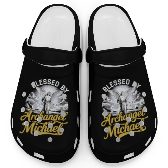 Archangel Michael Catholic Christianity Angel Clogs