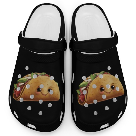 Happy Tacos Realistic Clogs