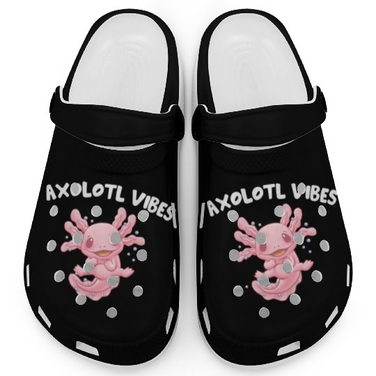 Axolotl Vibes Salamander Animal Lover Amphibians P Clogs