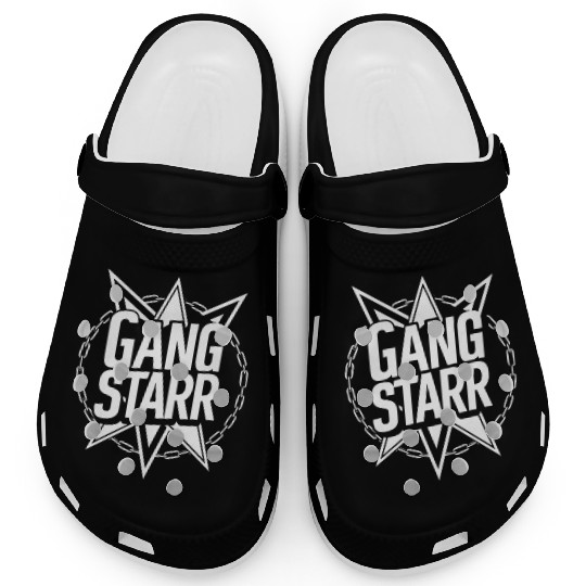 Gangstarr Logo Clogs - Classic Hip-Hop Design
