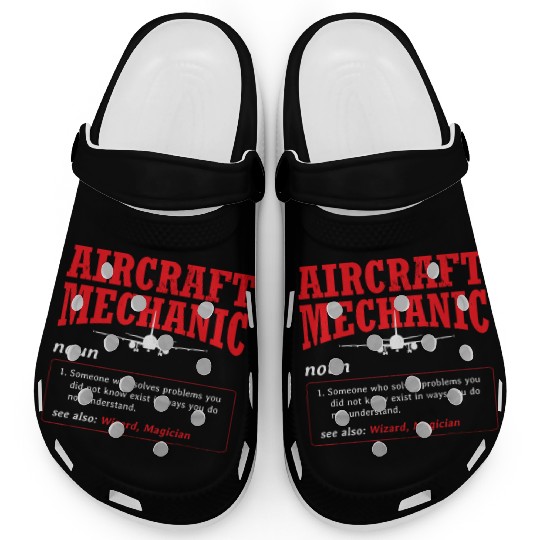 Aircraft Mechanic Definition Airplane Aircraft Clogs