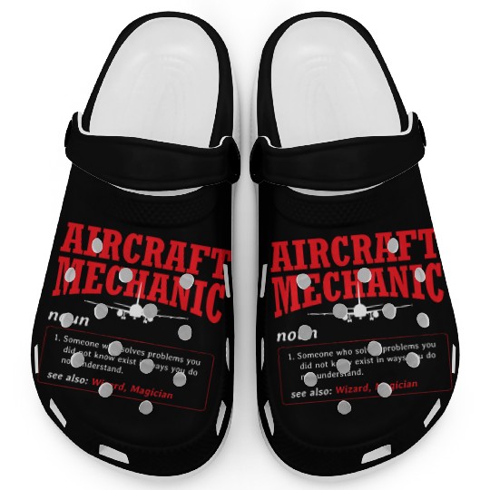 Aircraft Mechanic Definition Airplane Aircraft Clogs
