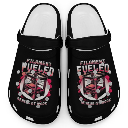 3D Print Filament Fueled Genius At Work Clogs