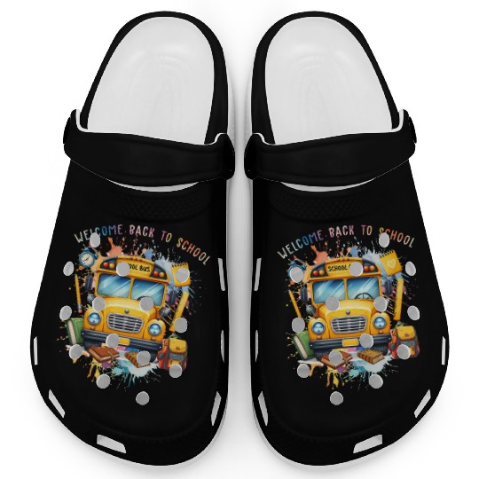 Welcome back to school School Bus Clogs