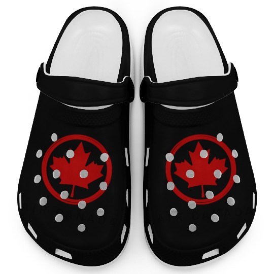 Stylish Air Canada Airline Design Clogs