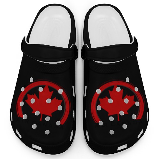 Stylish Air Canada Airline Design Clogs