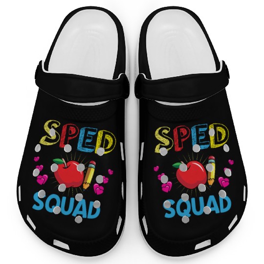Sped Teacher special education teacher quad Clogs