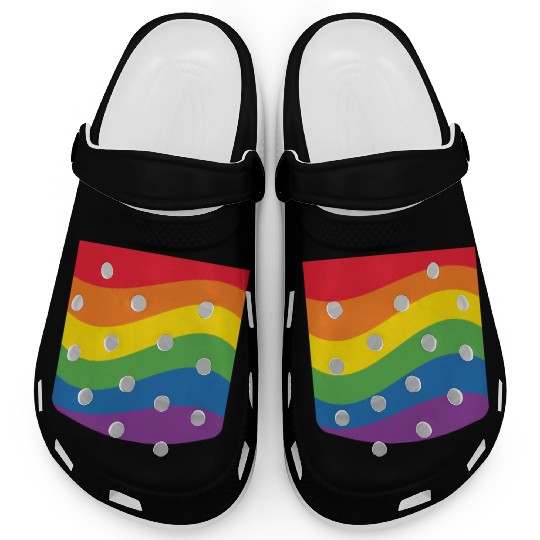 LGBT Pocket Transgender Lesbian Rainbow Gay Pride Clogs
