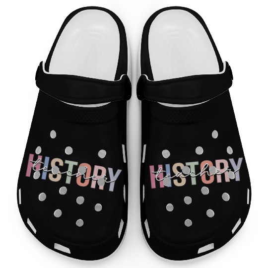 History Teacher School Clogs