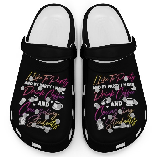 School Counselor Coffee I Like To Clogs